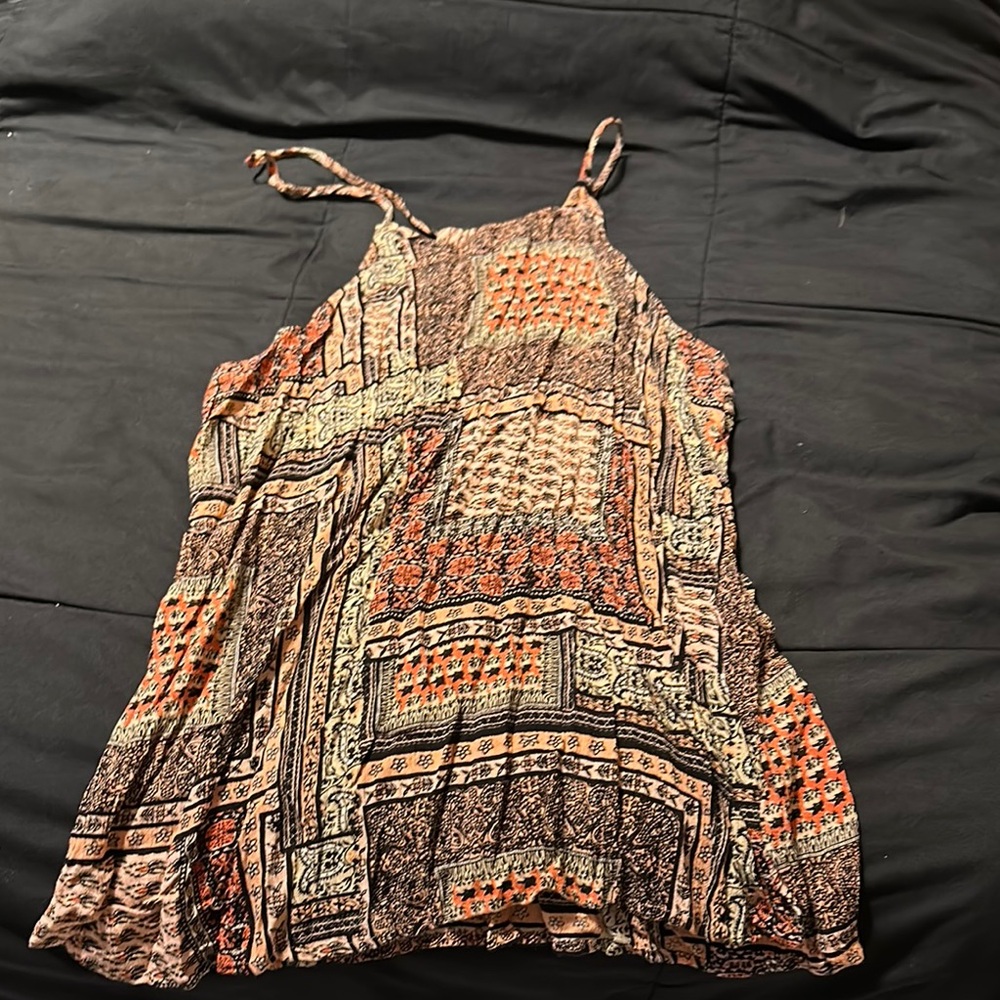 BKE Multicolor Boho Tank Top